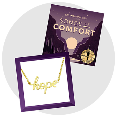 Legendary Vocals Songs of Comfort + Hope Necklace