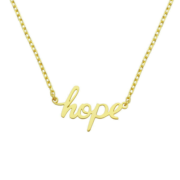 【HYERES LOR】Name gold chain necklace Name Necklace